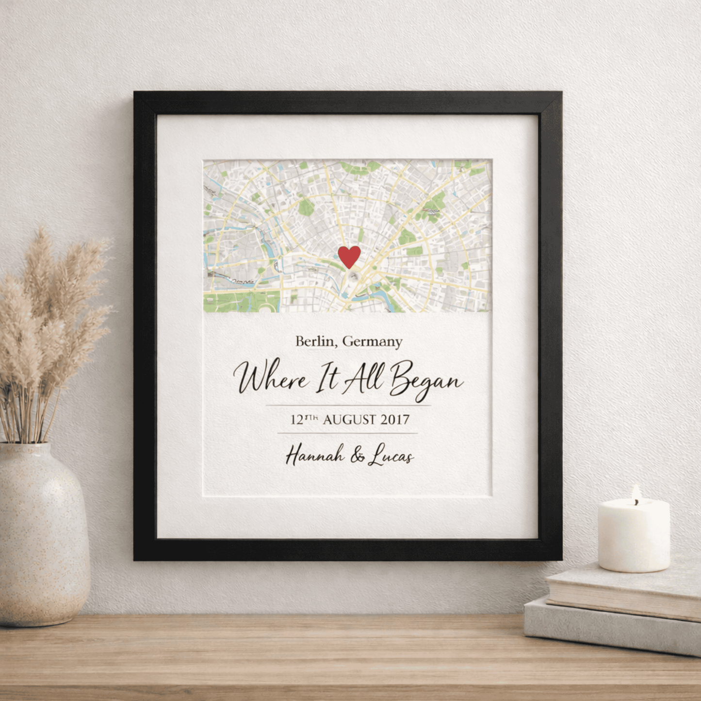 Where It All Began – Personalised Location Print